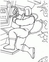 coloriage les quatre fantastiques accident dans la station